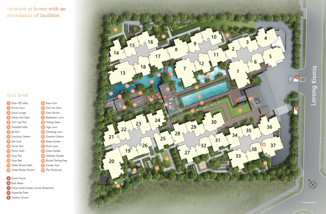 View at Kismis Site Plan